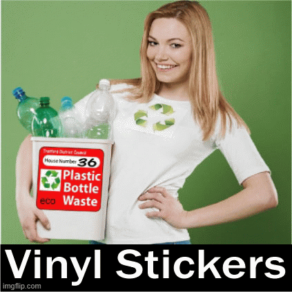 Custom vinyl stickers for business
