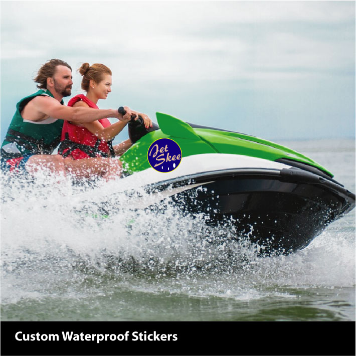 water resistant stickers, custom waterproof stickers