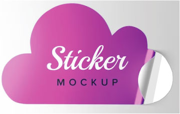 Our die cut stickers are single die cut sheets with just one single kiss cut sticker on it.