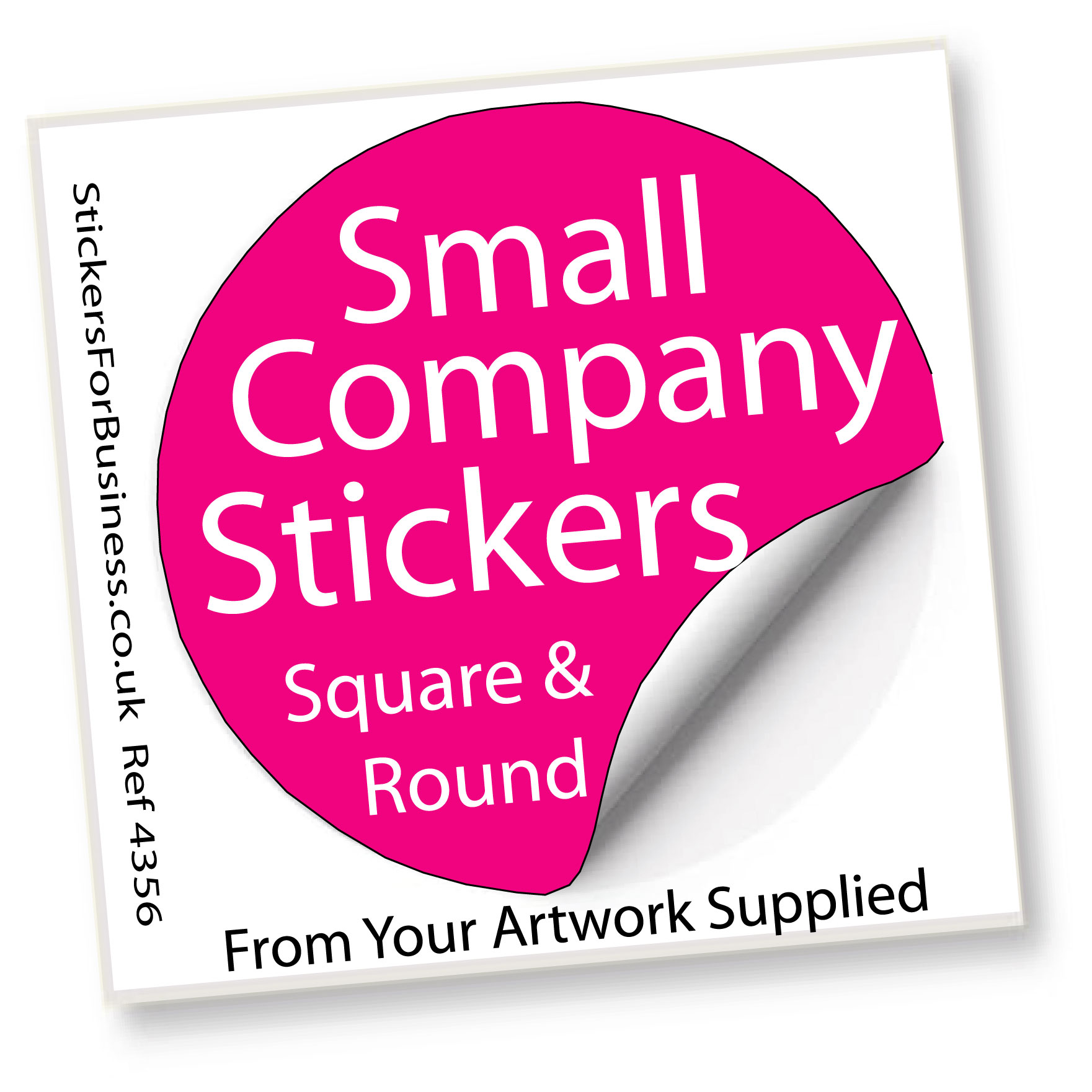 Custom Small Company Stickers Online UK